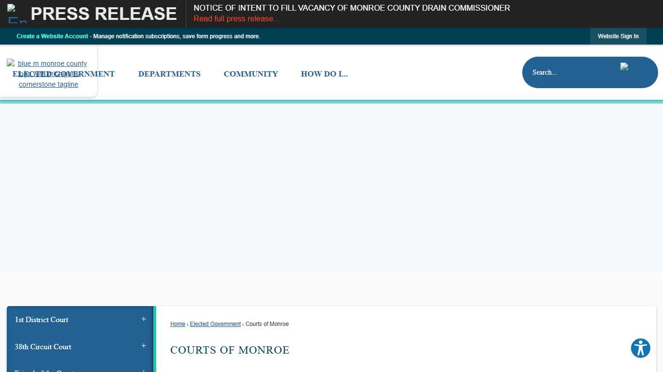 Courts of Monroe | Monroe County, MI